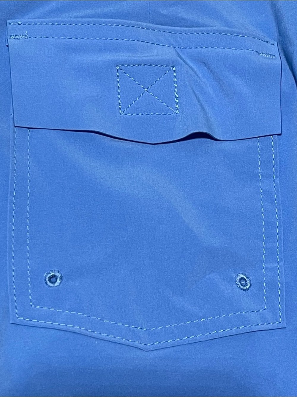 Lands' End Royal Blue Women's Lace-Up Swim Shorts - Picture 5 of 10
